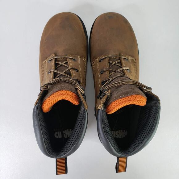 Timberland Pro Men\'s Ballast Steel Toe Ankle Boots Mocha Brown Size 11.5 W Alloy main image 9